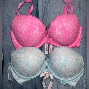 BUNDLE: VS dream angels 32D push up bras